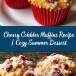 Cherry Cobbler Muffins : Cozy & Delicious Summer Treat Recipe