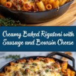 Baked Rigatoni with Sausage and Boursin Cheese Recipe