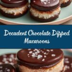 Elsa’s Chocolate Dipped Macaroons Recipe