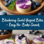 Blueberry Swirl Yogurt Bites Recipe