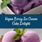 Vegan Berry Ice Cream Cake Recipe