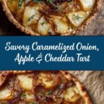 Caramelized Onion, Apple & Cheddar Tart Recipe