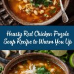 Red Chicken Pozole Soup Recipe