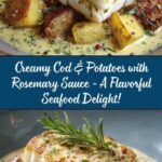 Creamy Cod & Potatoes with Rosemary Sauce Recipe