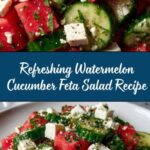 Simple Watermelon Cucumber Feta Salad Recipe