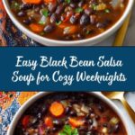 Easy Black Bean Salsa Soup Recipe