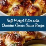 Pretzel Bites with Cheddar Cheese Sauce Recipe