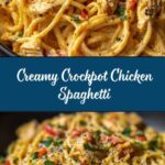 Easy Crockpot Chicken Spaghetti: 1-Pot Cheesy Dinner Recipe