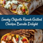 Chipotle Ranch Grilled Chicken Burrito Recipe