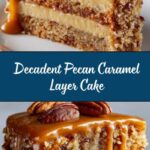 Pecan Caramel Layer Cake Recipe