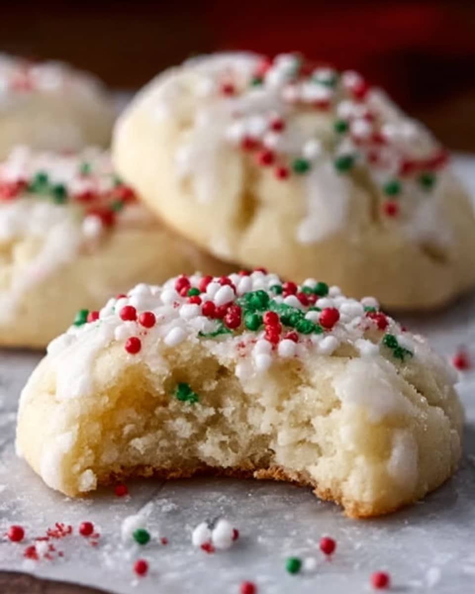 Christmas Ooey Gooey Butter Cookies Recipe - Recipe Image
