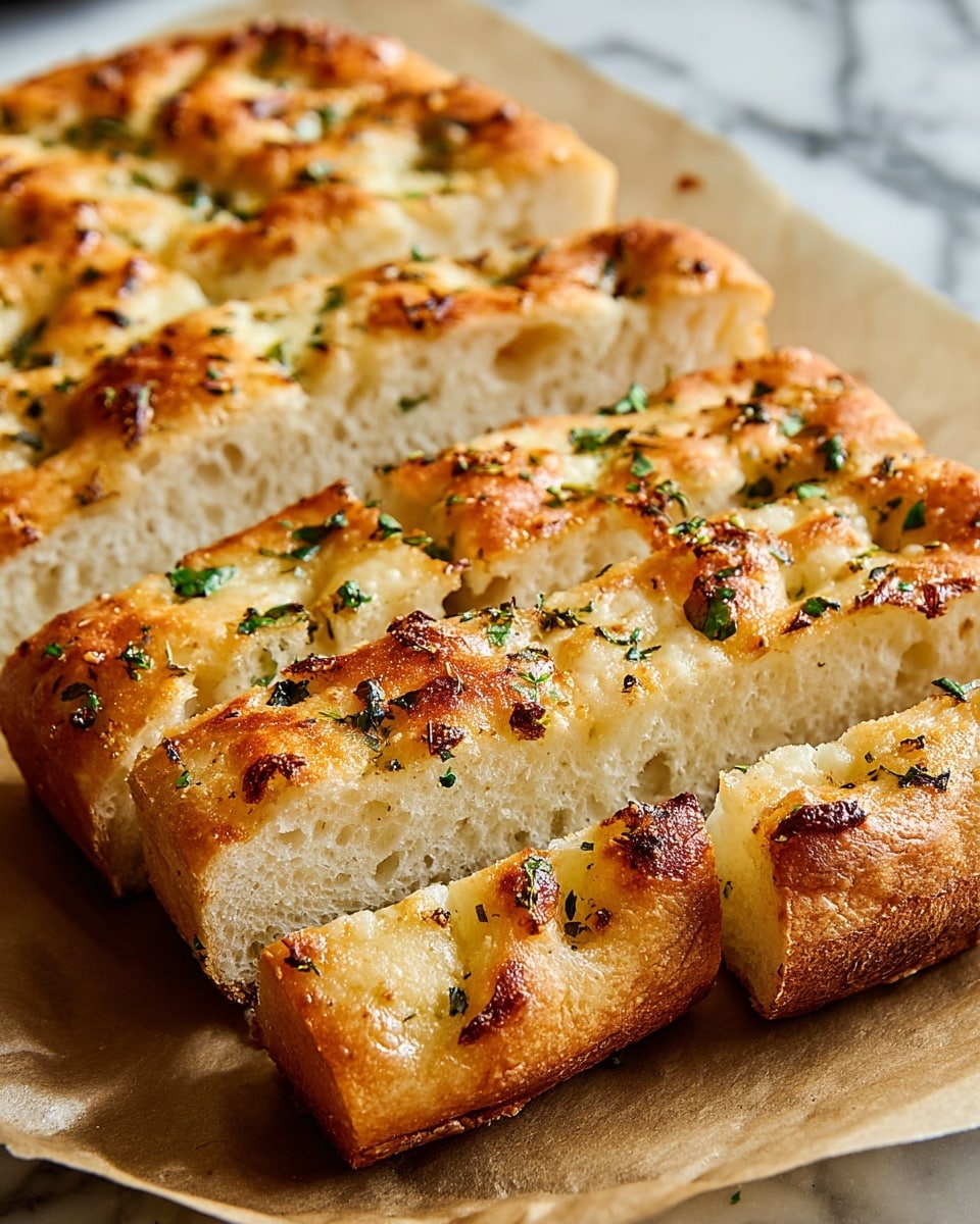 Homemade Garlic Bread Recipe - Recipe Image