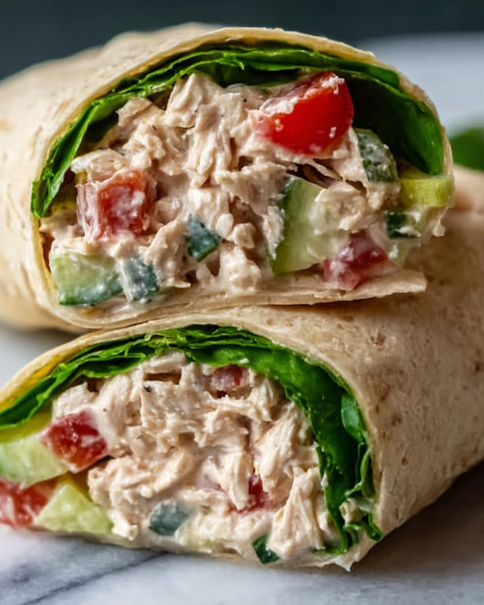 Tuna Salad Wraps Recipe - Recipe Image