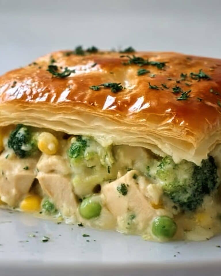 Chicken & Broccoli Pot Pie Recipe