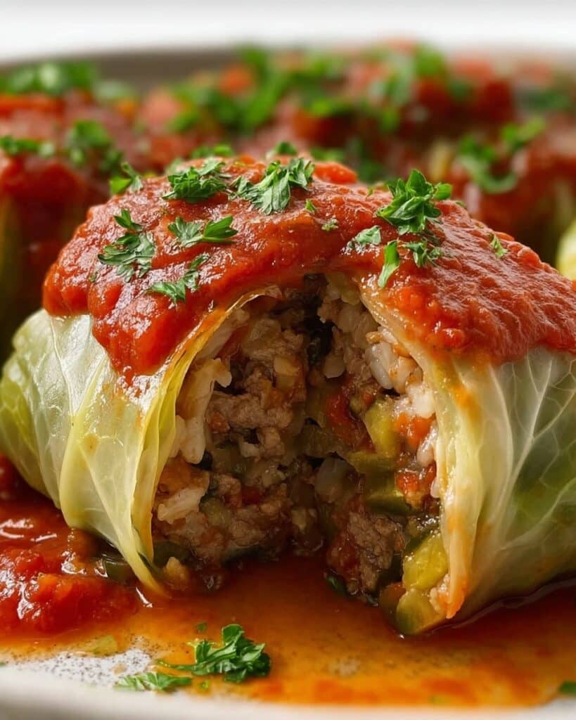 Old-Fashioned Stuffed Cabbage Rolls Recipe