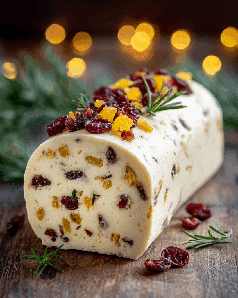 Orange Cranberry Cheese Log Recipe