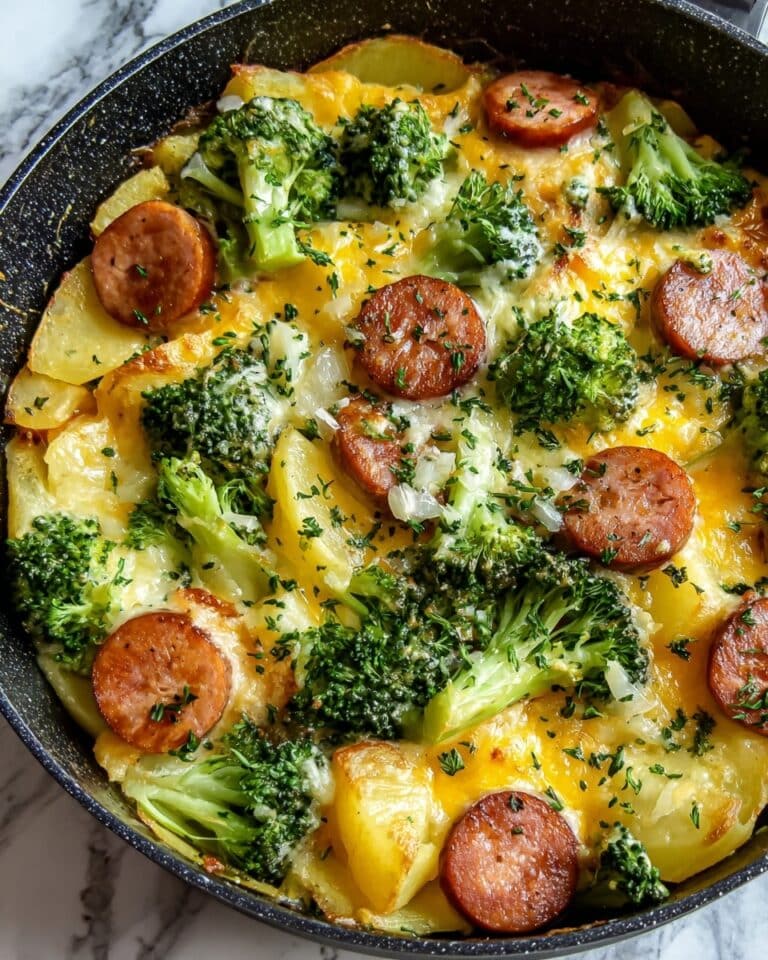 Sausage Potato Broccoli Skillet Recipe