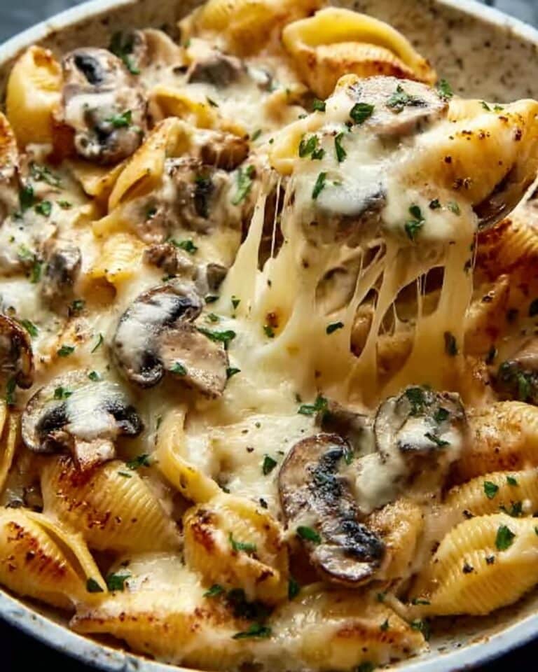 Creamy Chicken & Mushroom Pasta Recipe