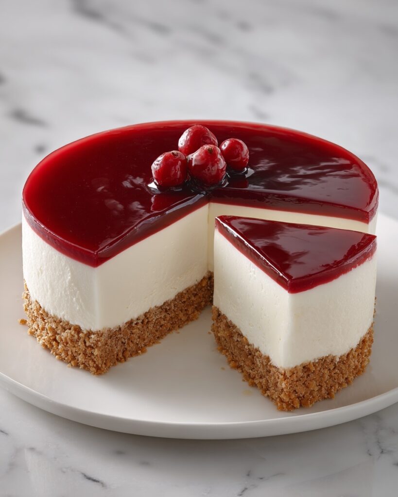 Tall and Creamy New York Cheesecake Recipe