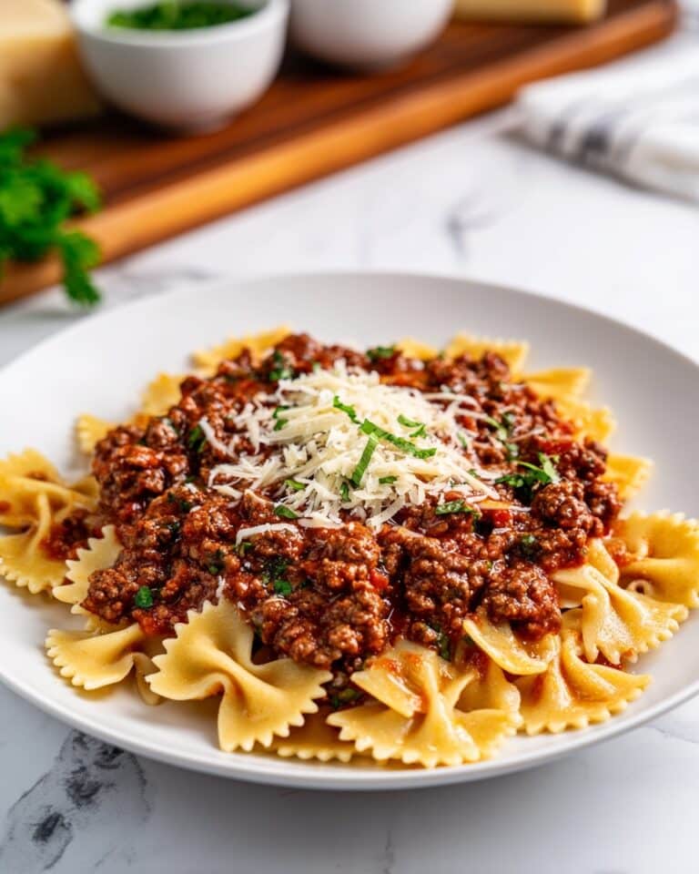Bowtie Pasta Ziti with Ricotta and Mozzarella Recipe