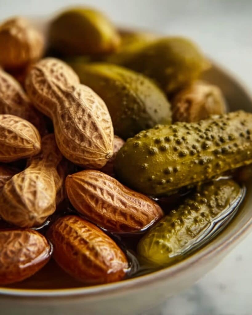 Dill Pickle Boiled Peanuts Recipe