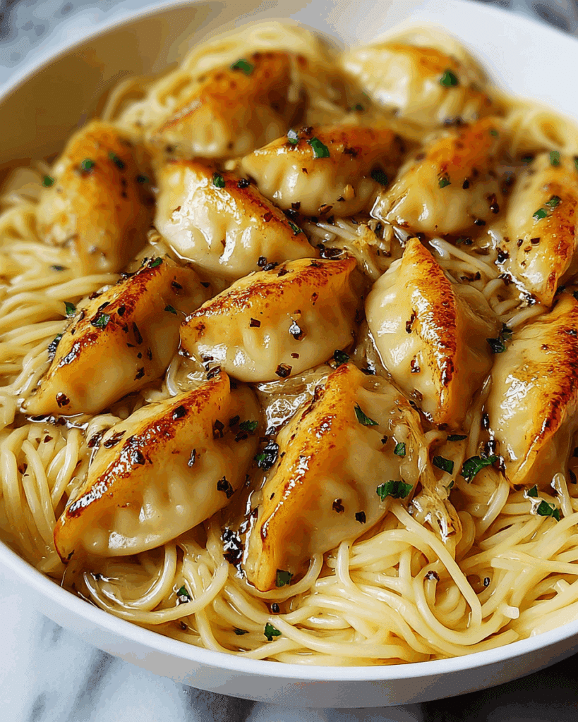 Creamy Garlic Butter Chicken Pasta Recipe