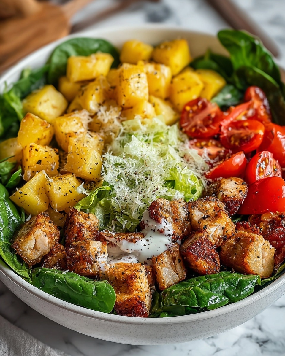 Quick Caesar Chicken Bowl: Fresh, Flavorful, & Satisfying Recipe - Recipe Image