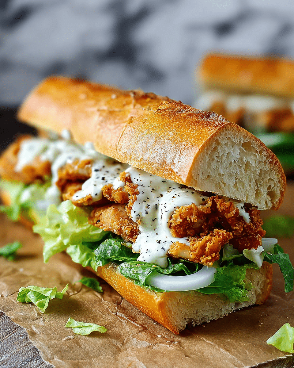 Chicken Caesar Sandwich Recipe - Quick & Easy Lunch Recipe - Recipe Image
