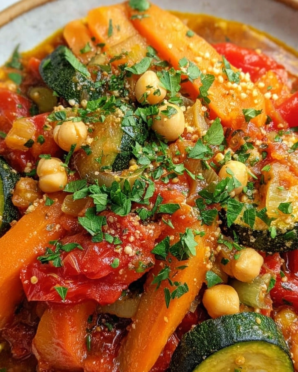 Hearty Mediterranean Vegetarian Stew Recipe - Recipe Image