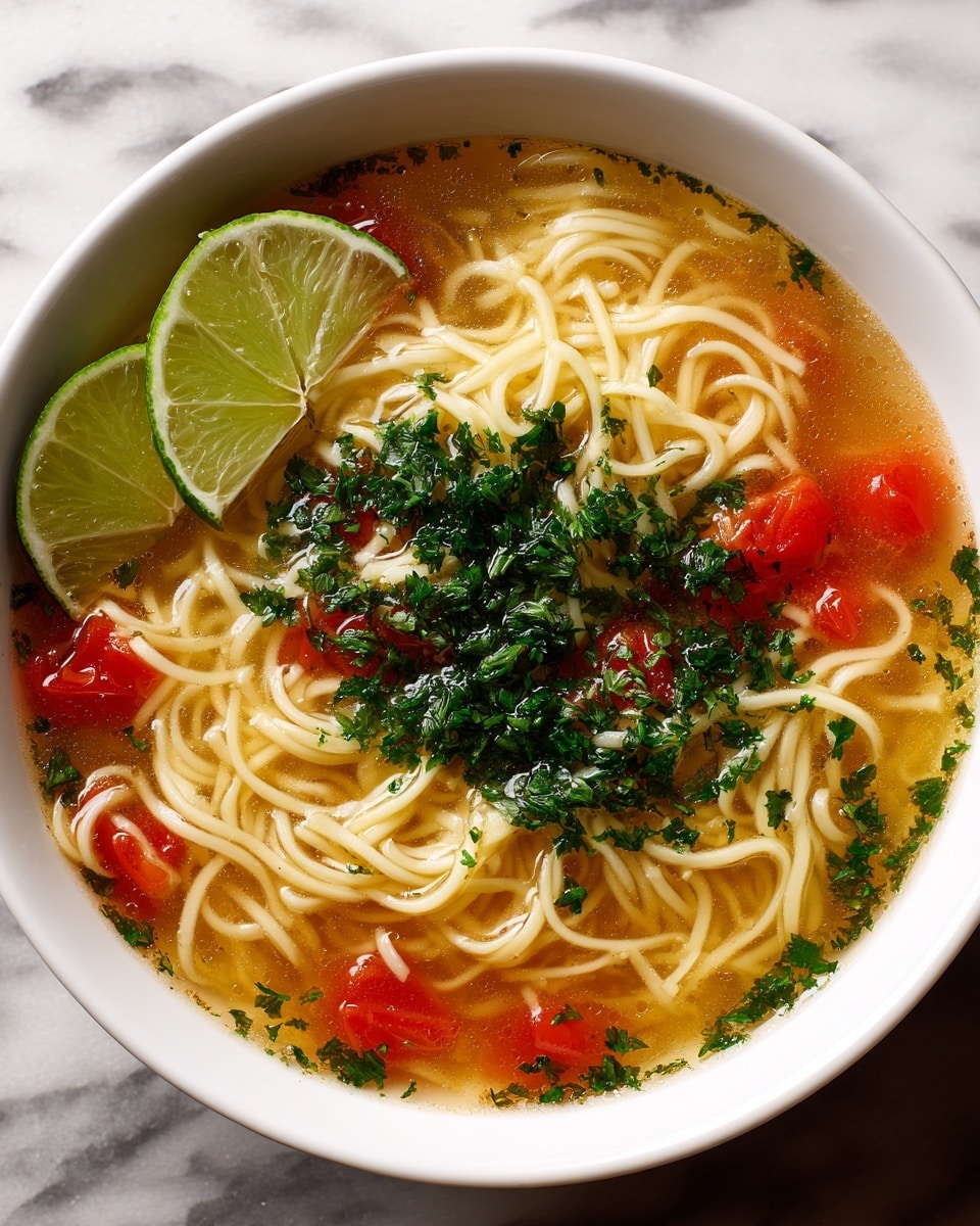 Fideo Mexican Noodle Soup Recipe - Recipe Image