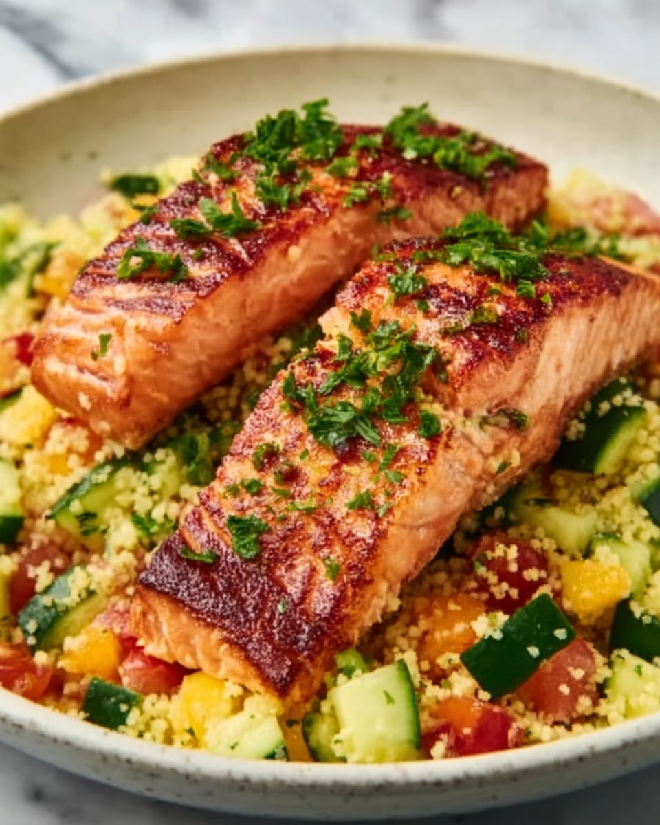 Salmon and Couscous Bowl Recipe - Recipe Image