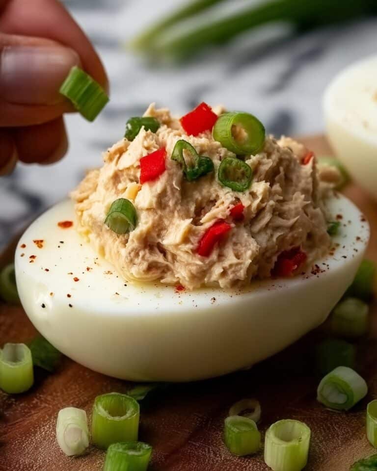 Tuna Stuffed Deviled Eggs Recipe