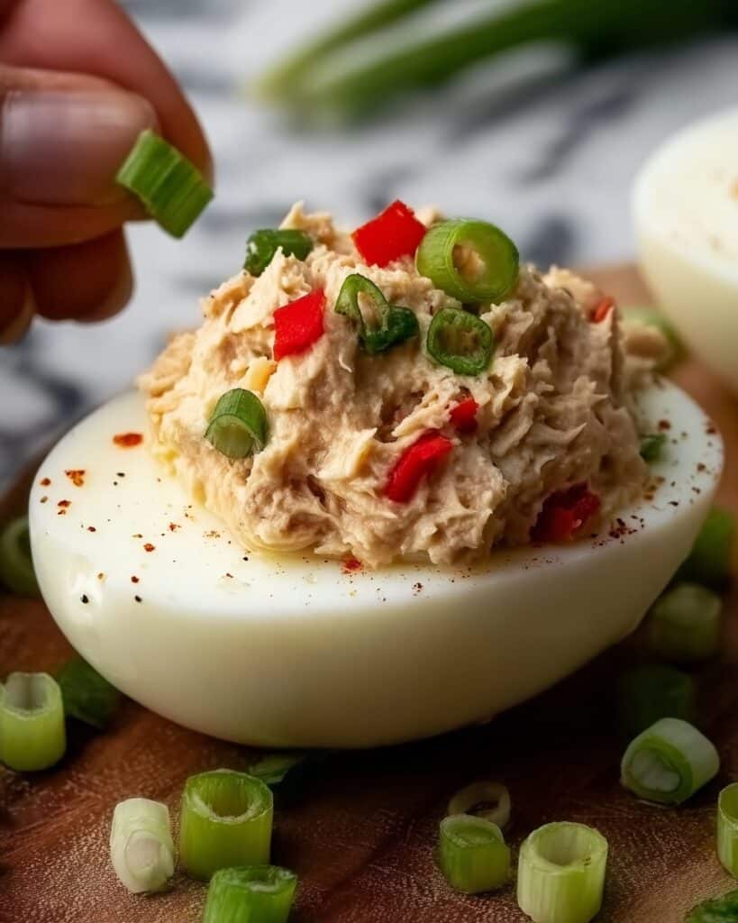 Tuna Stuffed Deviled Eggs Recipe
