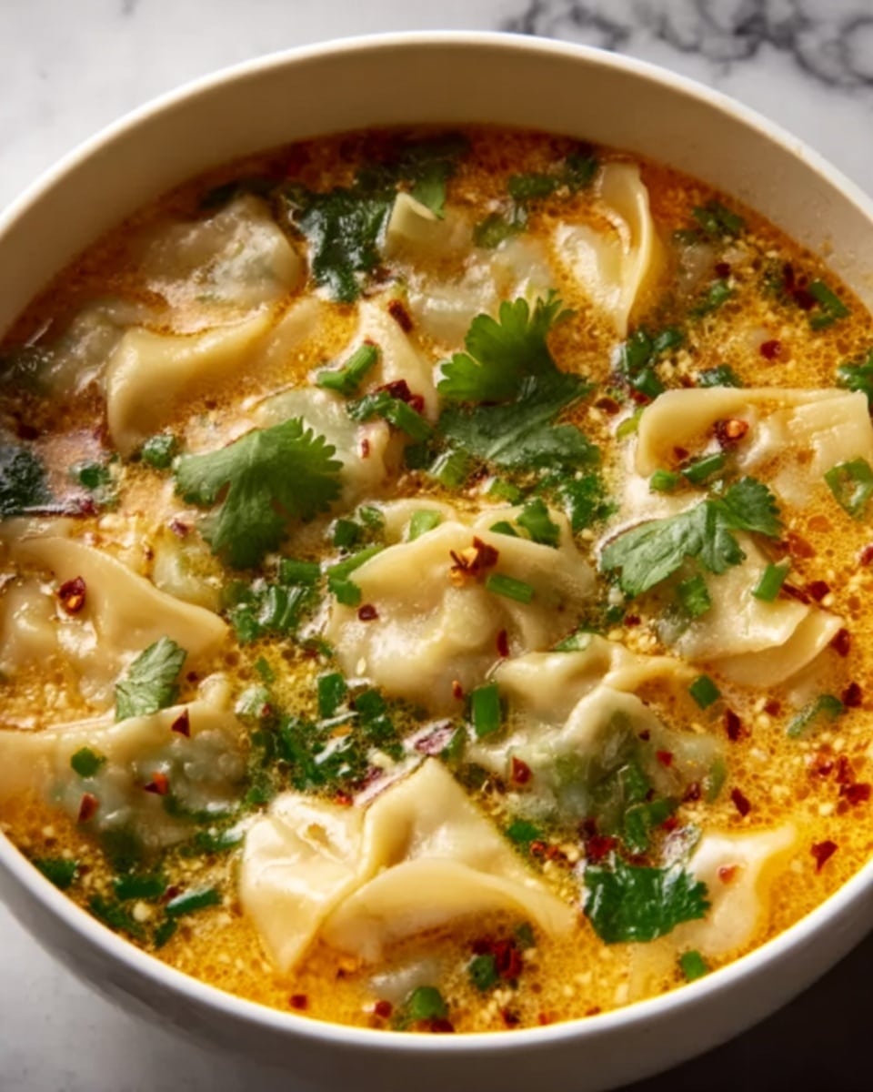 Thai Potsticker Soup Recipe - Recipe Image