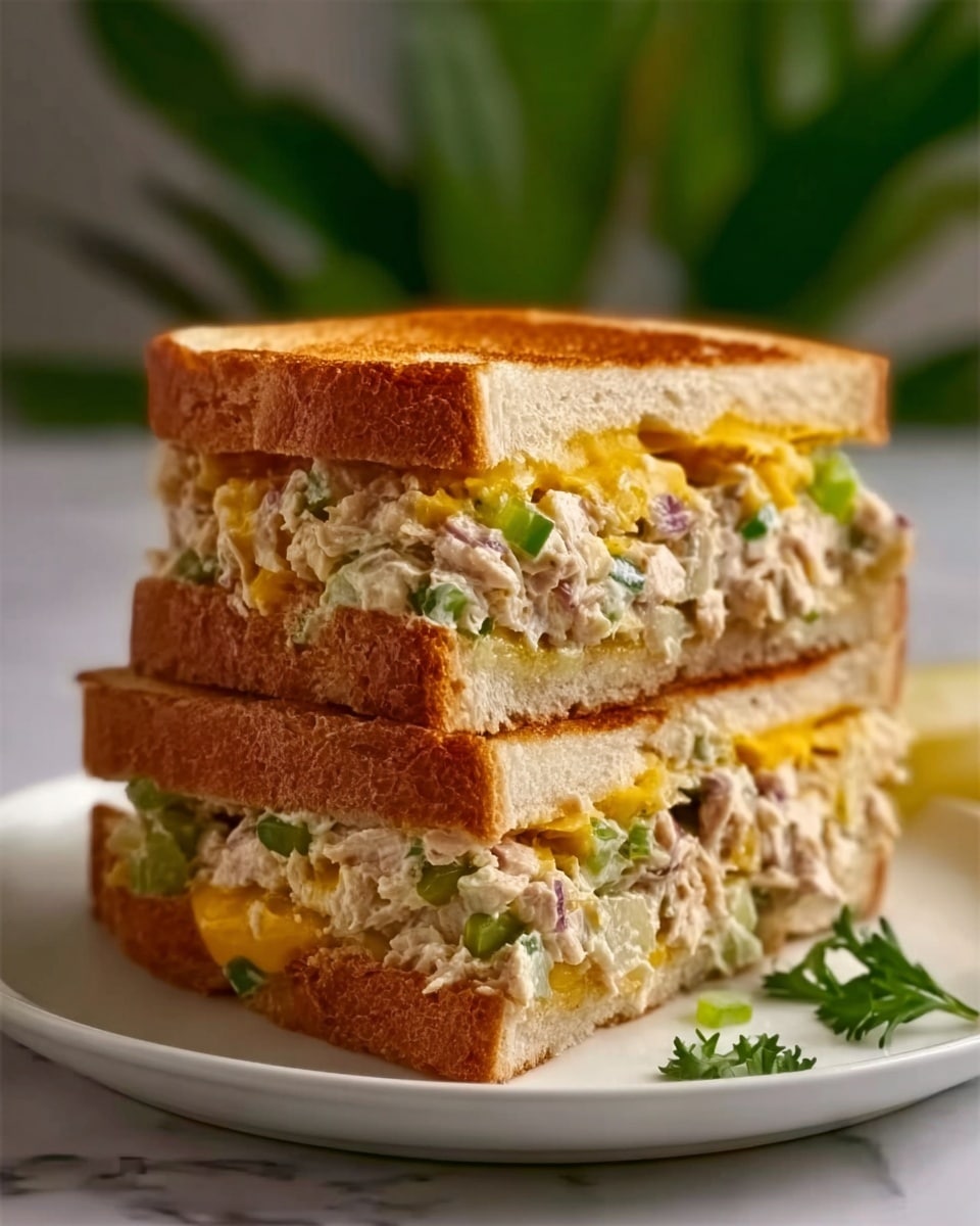 Tuna Melt Grilled Sandwiches Recipe - Recipe Image