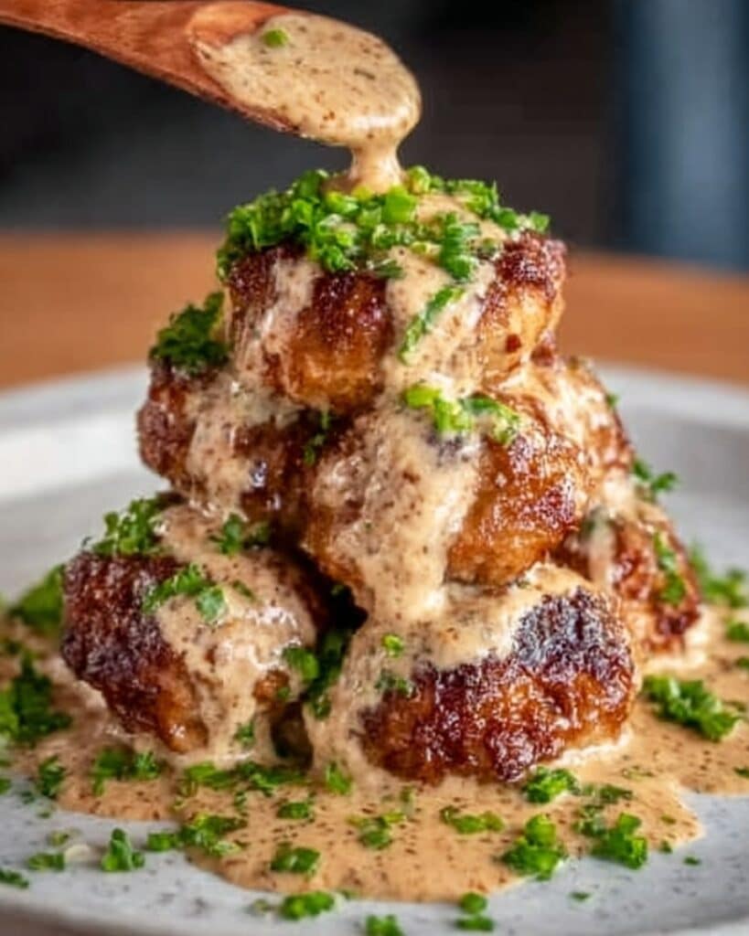 Korean BBQ Meatballs with Spicy Mayo Dip Recipe