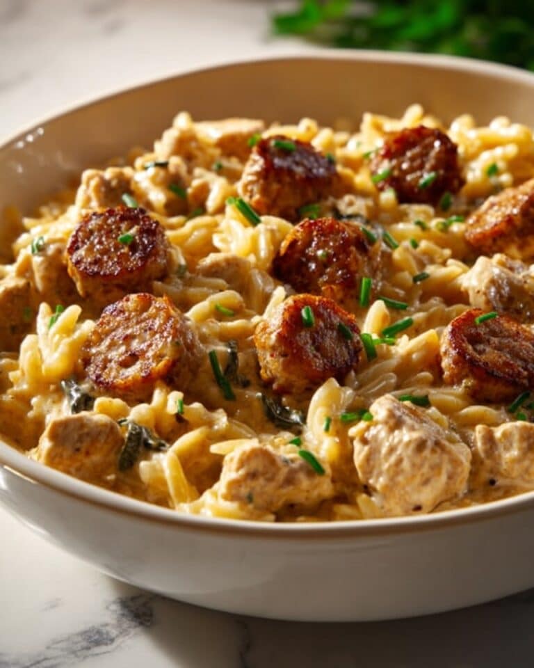 Creamy Chicken Sausage Orzo: A Delicious One-Pot Recipe for Easy Weeknight Dinners Recipe