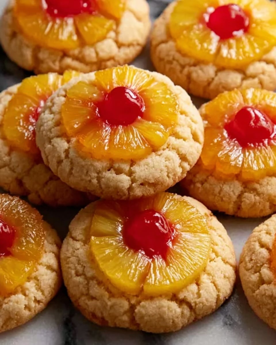 Pineapple Upside Sugar Cookies Recipe - Recipe Image