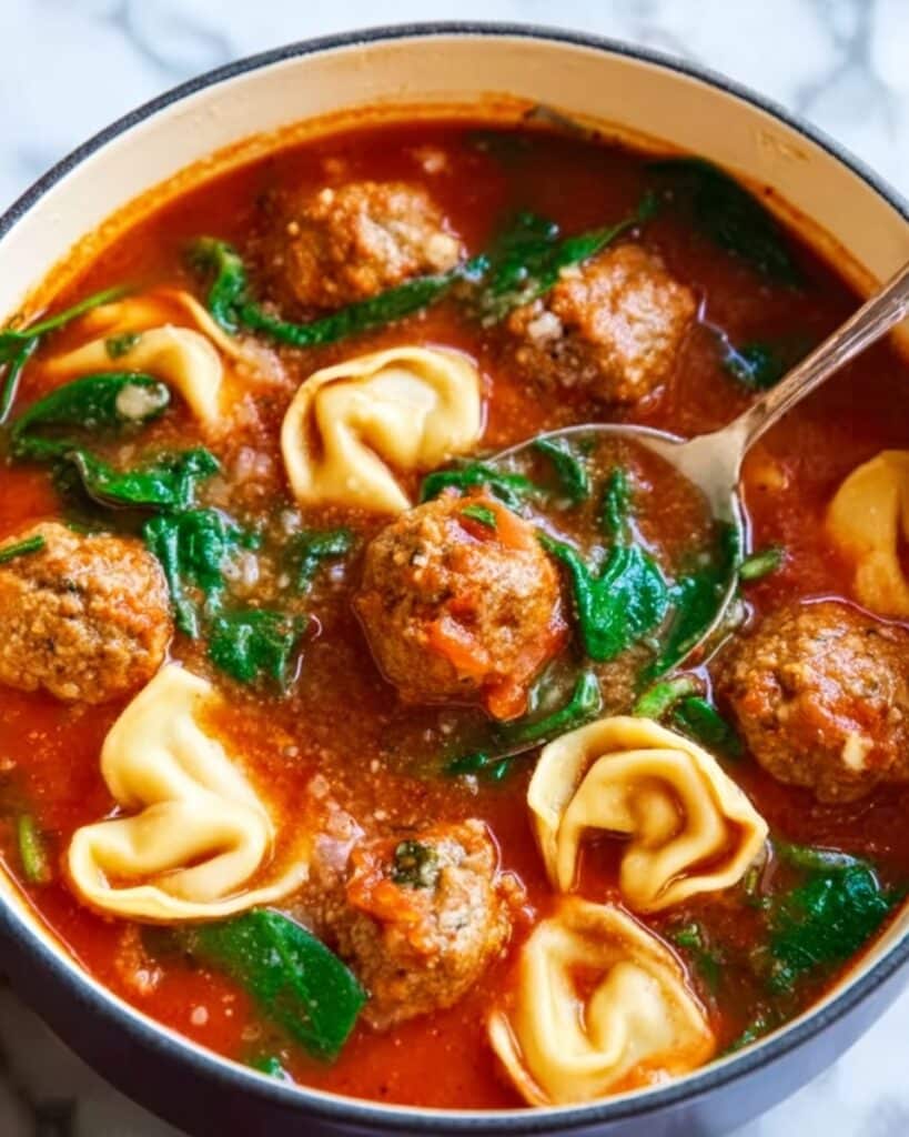 Meatball and Tortellini Soup Recipe