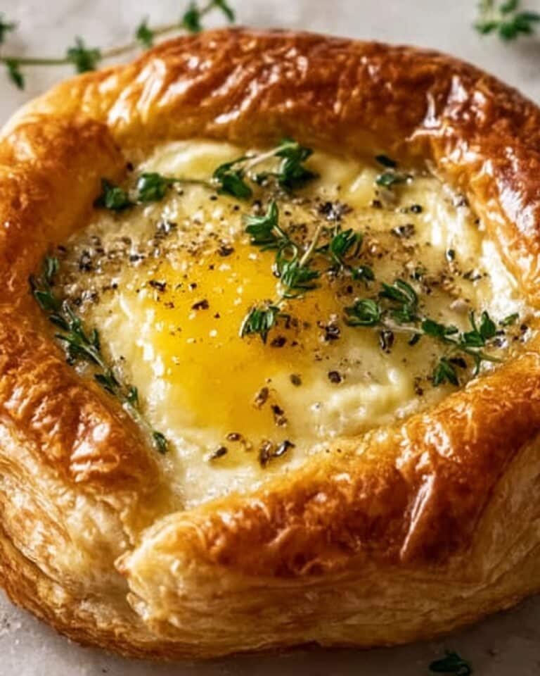 Brie en Croûte with Lemon Curd and Fresh Herbs Recipe