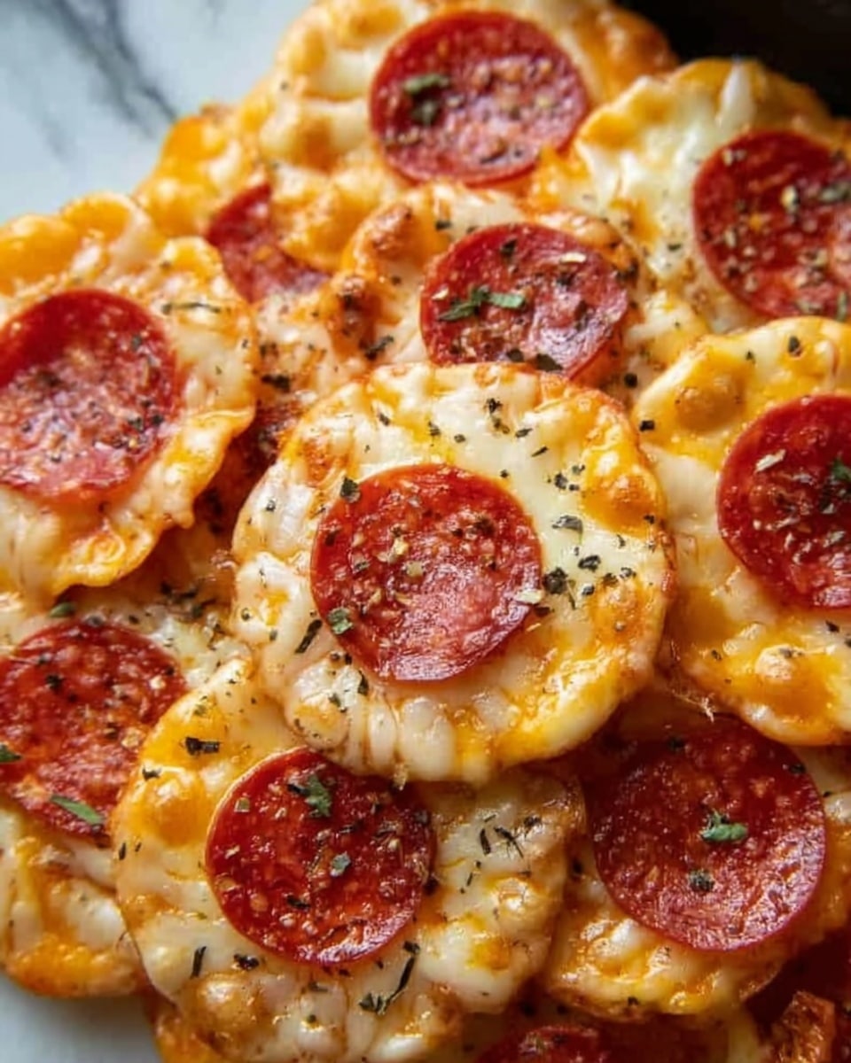Pepperoni and Cheese Crisps Recipe - Recipe Image