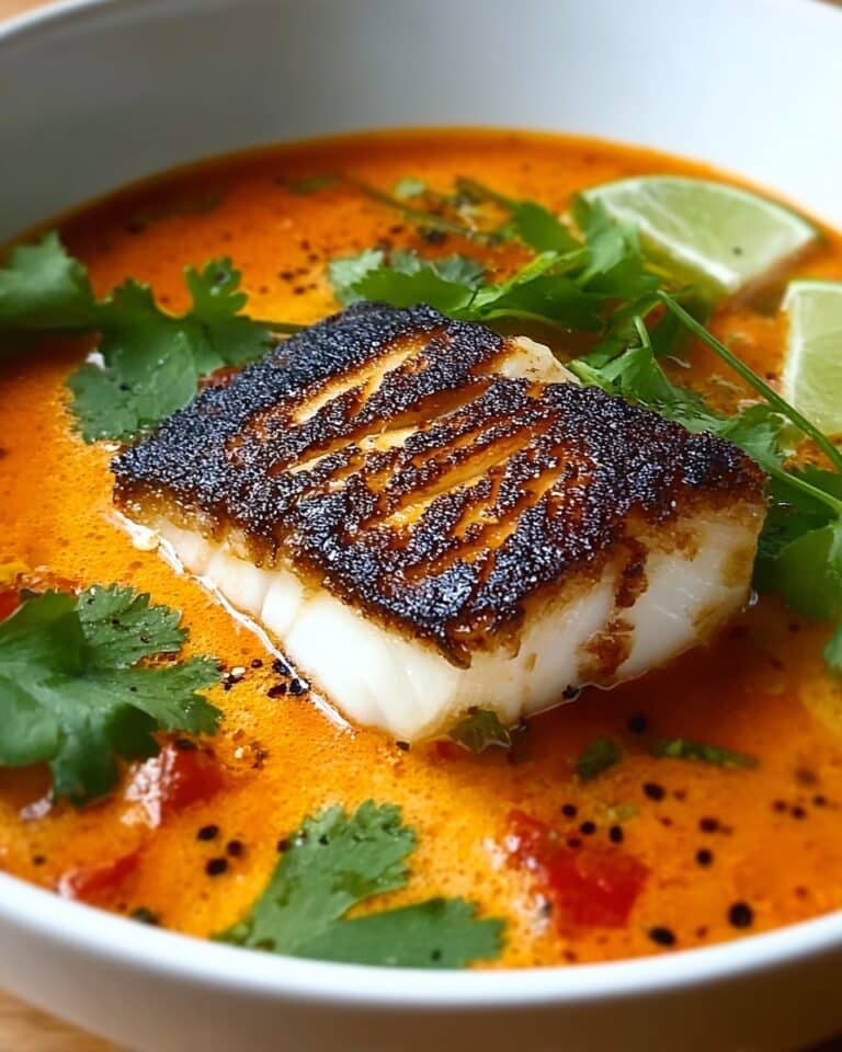 Thai-Style Coconut Lime Fish Soup Recipe