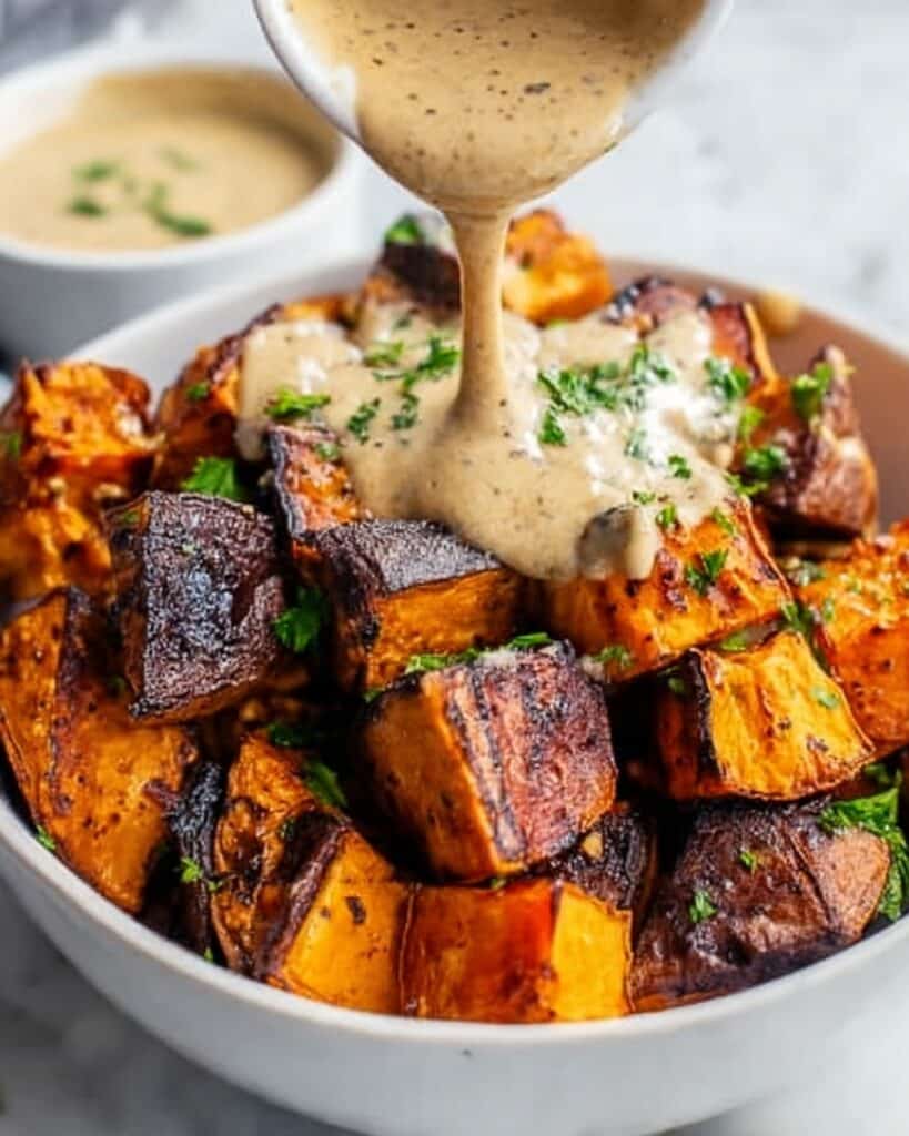 Smoky Roasted Sweet Potatoes with Chipotle Mayo Recipe