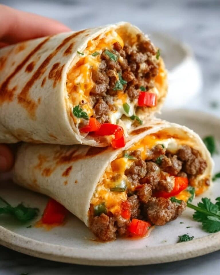 Freezer-Friendly Breakfast Burritos with Eggs, Vegetables, and Cheese Recipe