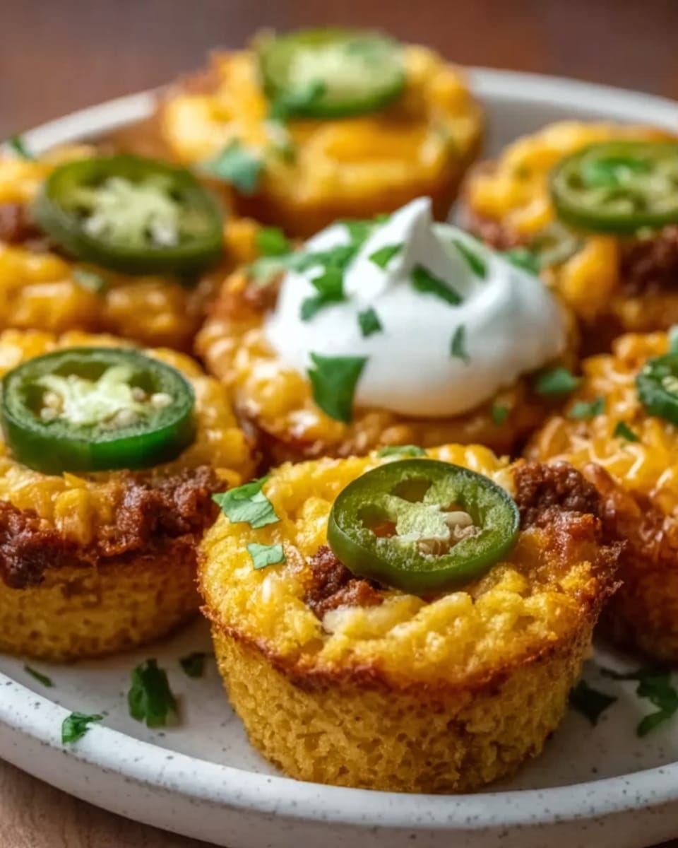 Chili and Jalapeño Cheddar Cornbread Minis Recipe - Recipe Image