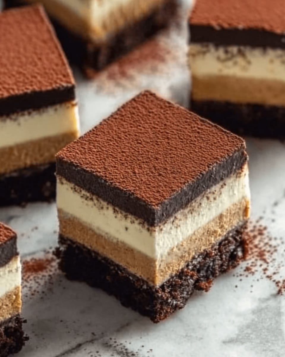 Tiramisu Brownies Recipe - Recipe Image