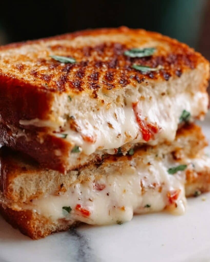 Lazy Chicken Parmesan Grilled Cheese Recipe