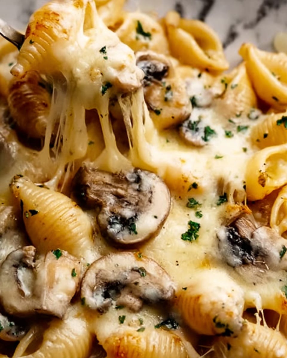 Creamy Chicken & Mushroom Pasta Recipe - Recipe Image