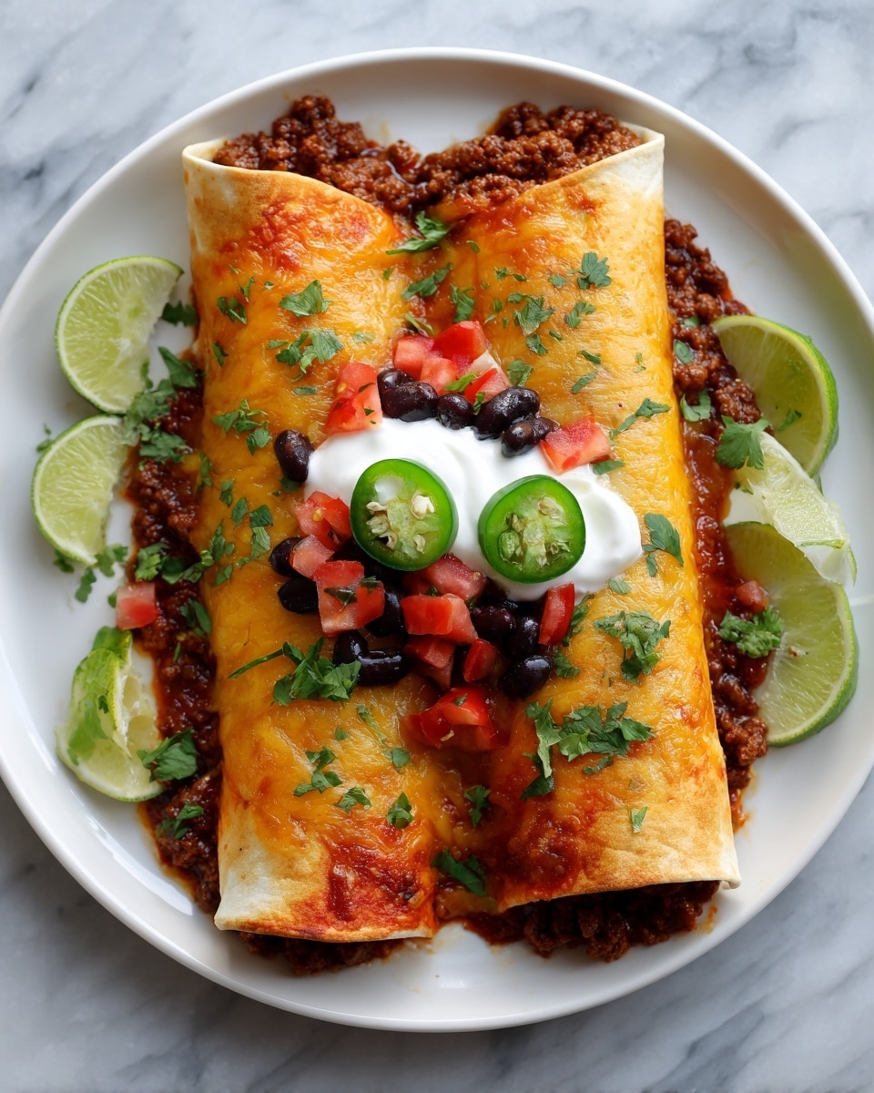 Ground Turkey Black Bean Enchiladas Recipe - Recipe Image