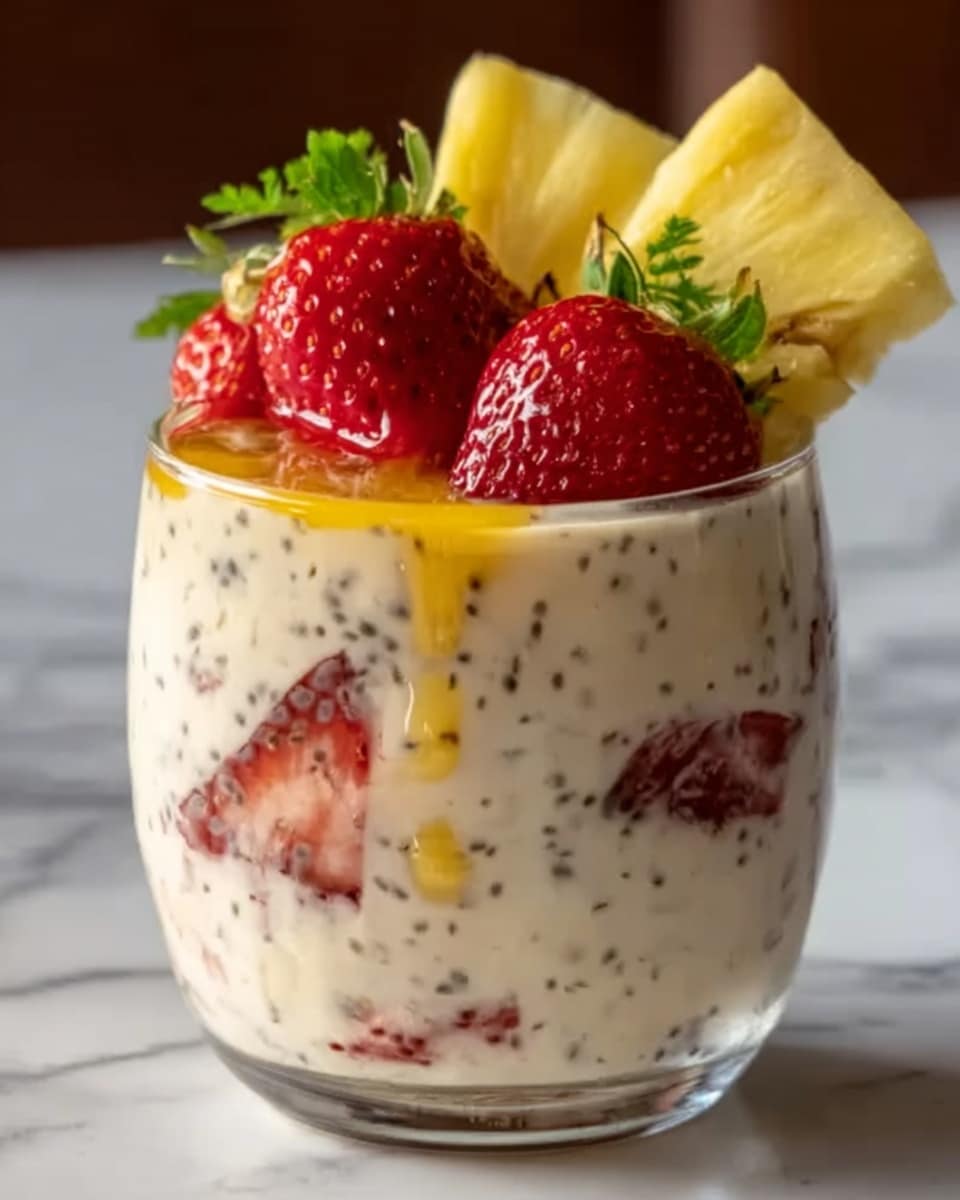 Strawberry Piña Colada Smoothie Recipe - Recipe Image